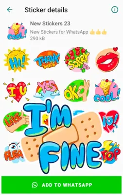 Emoji Stickers for WhatsApp android App screenshot 0